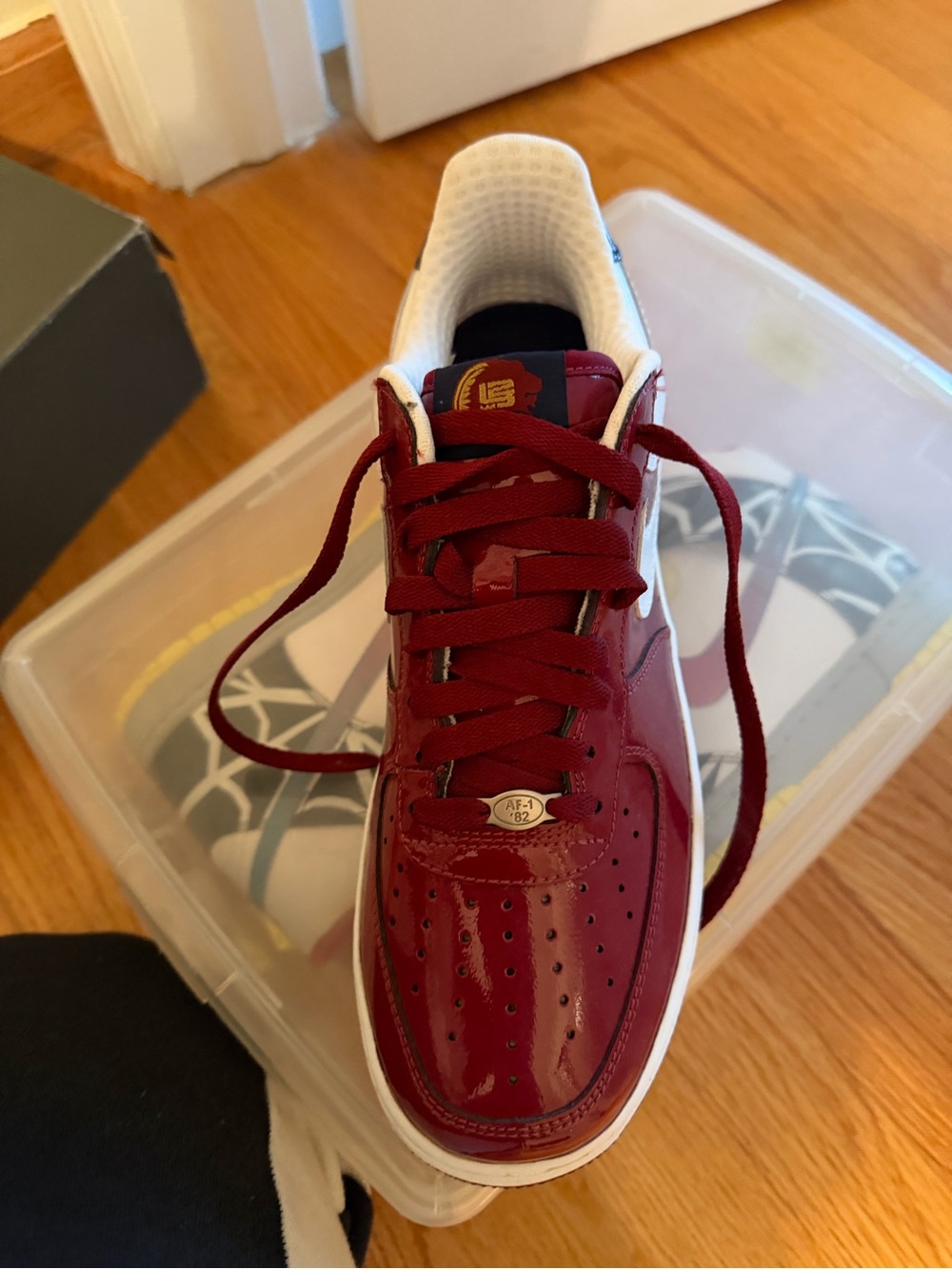 RARE Nike Air Force 1 Premium LeBron James 309096-611 Size 10 Never Worn